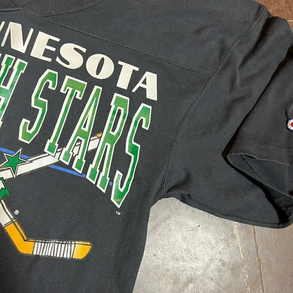 Vintage Minnesota North Stars Shirt - Picture 6 of 8
